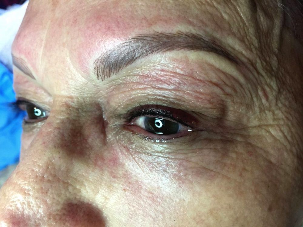 Brows on mature skin by Elnari, permanent makeup Pretoria