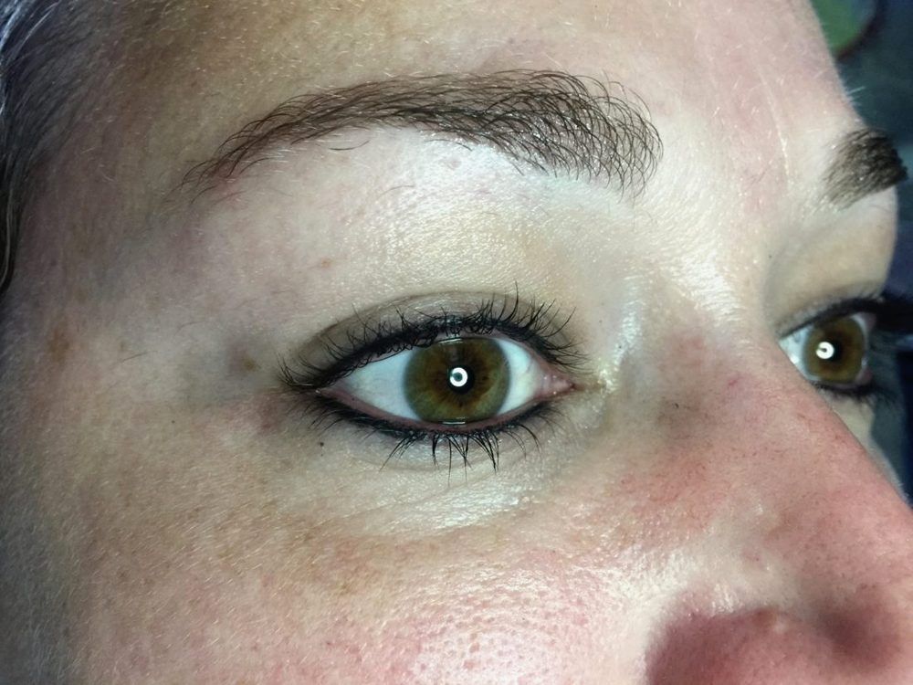 Hair-stroke brows & lash liner by Elnari, permanent makeup Pretoria